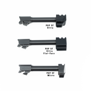 Alternative view of PMM Barrel and Compensator Combos for Walther PDP Steel Frame