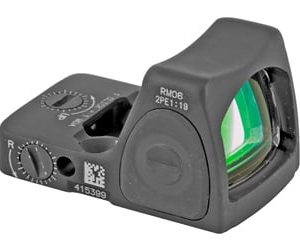 Trijicon RMR Type 2 Reflex Sight, 3.25 MOA, Adjustable LED, Matte Black Finish