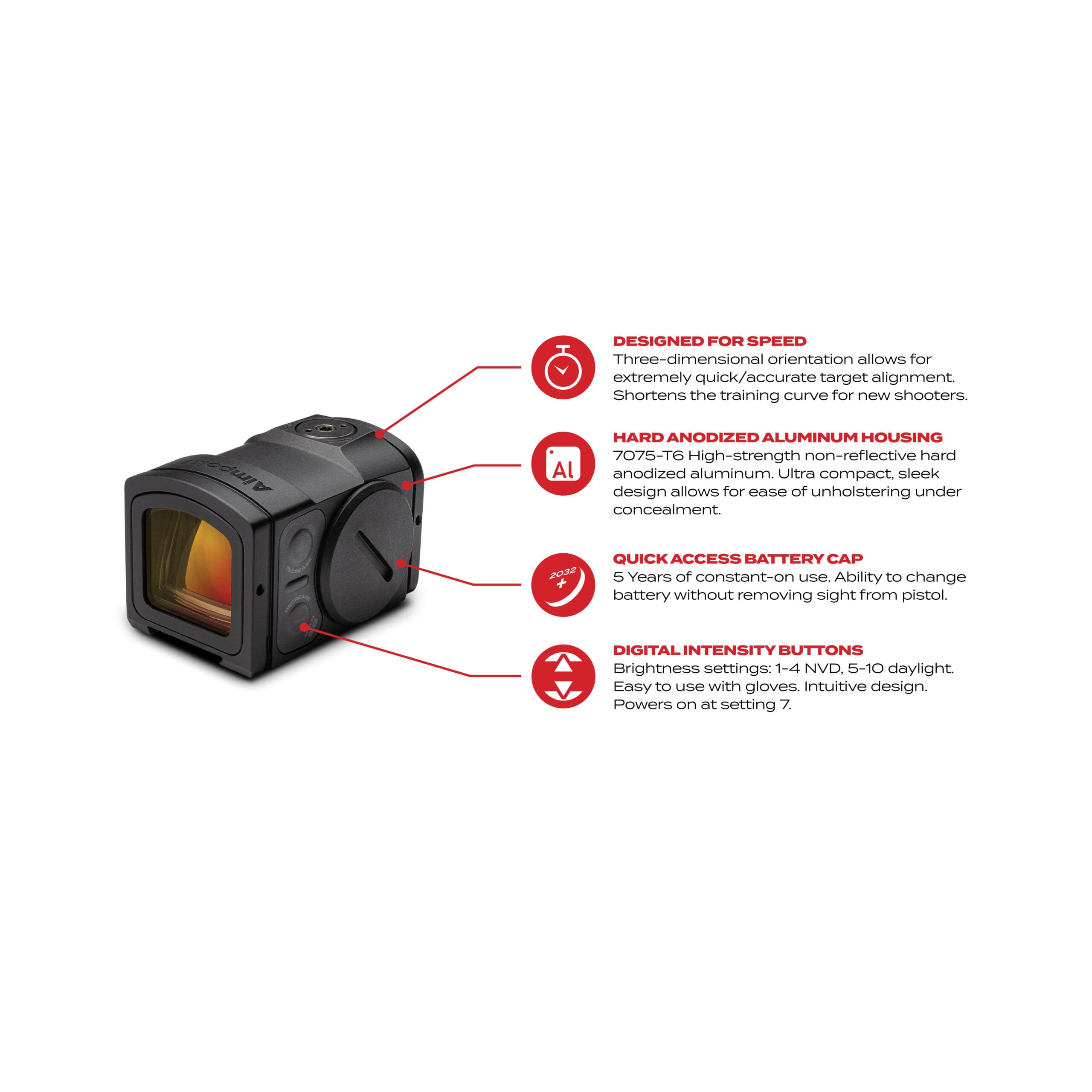 Aimpoint ACRO® P-2 Red Dot Reflex Sight - Image 4