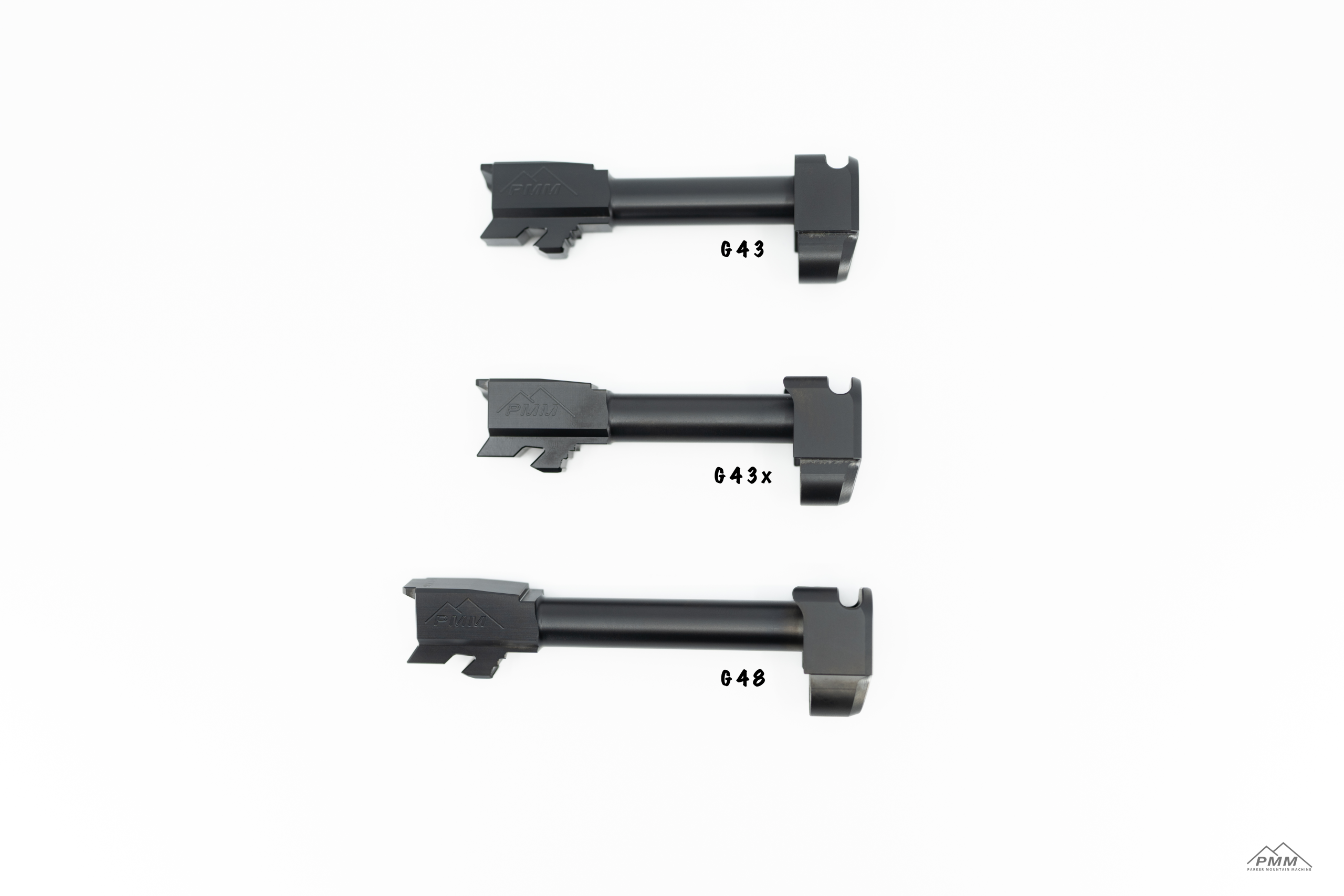 PMM Micro Barrel and Compensator Combo for Glock 43/43x/48 With Muschi
